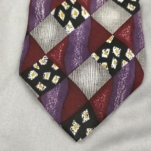 Barrington purple necktie